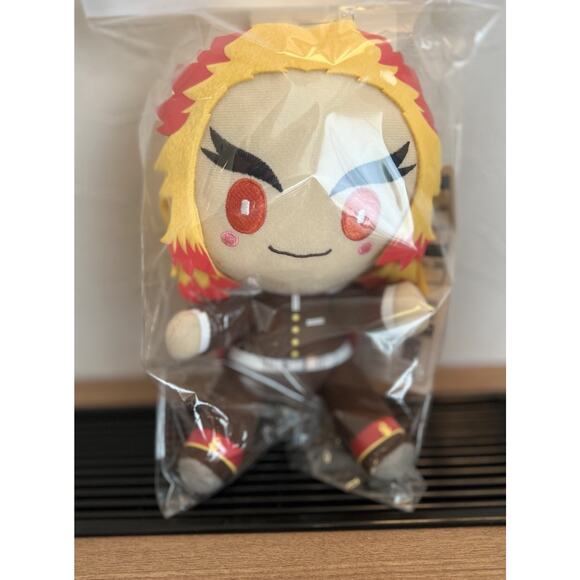 Demon Slayer Kyojuro Rengoku Chokonokko Plush BNWT US Seller - Picture 1 of 3